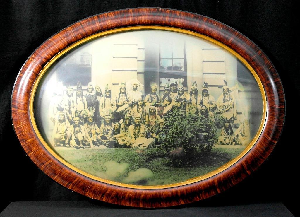 The Improved Order of Red Men Photo: We believe this to be a circa 1925 photo of The Improved Order of Red Men. The order itself claims direct descent from the Sons of Liberty, noting that the Sons participated in the Boston Tea Party dr