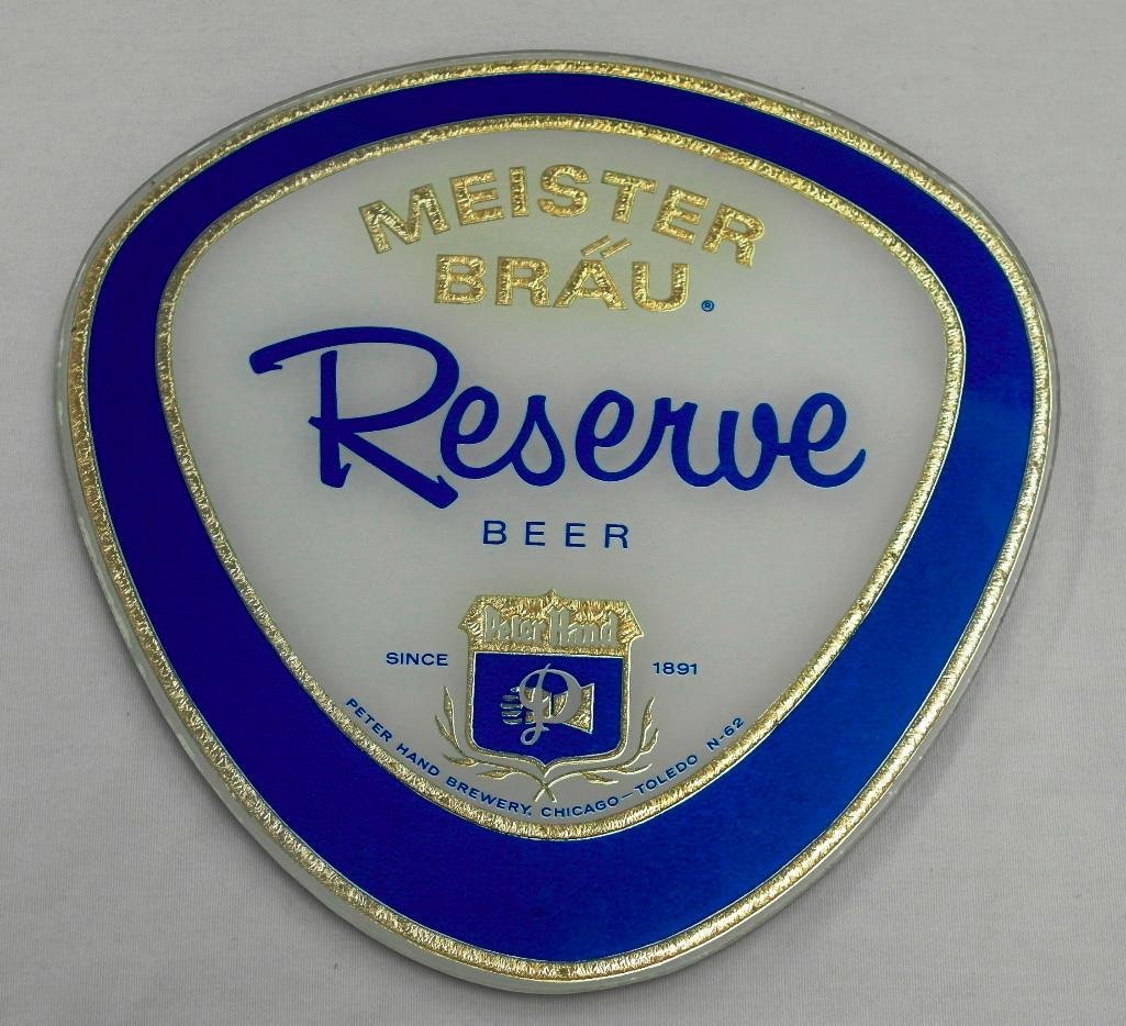 Meister Brau Reserve Beer Unused Sign from the Peter (1 of 3)