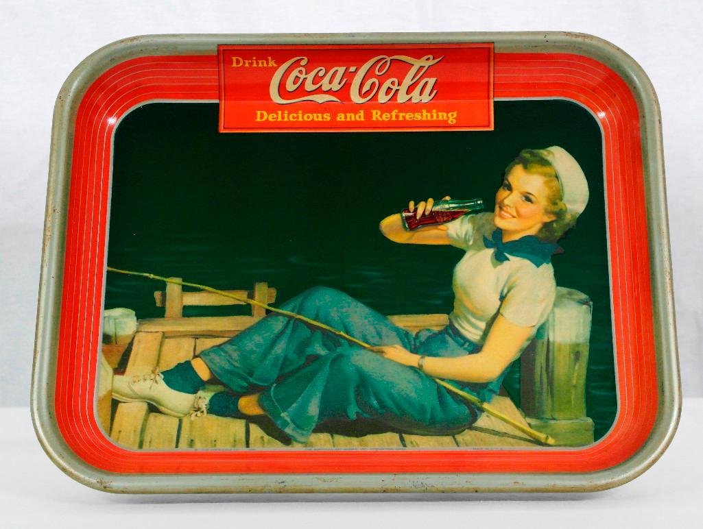 1940 Coca-Cola Serving Tray (1 of 5)