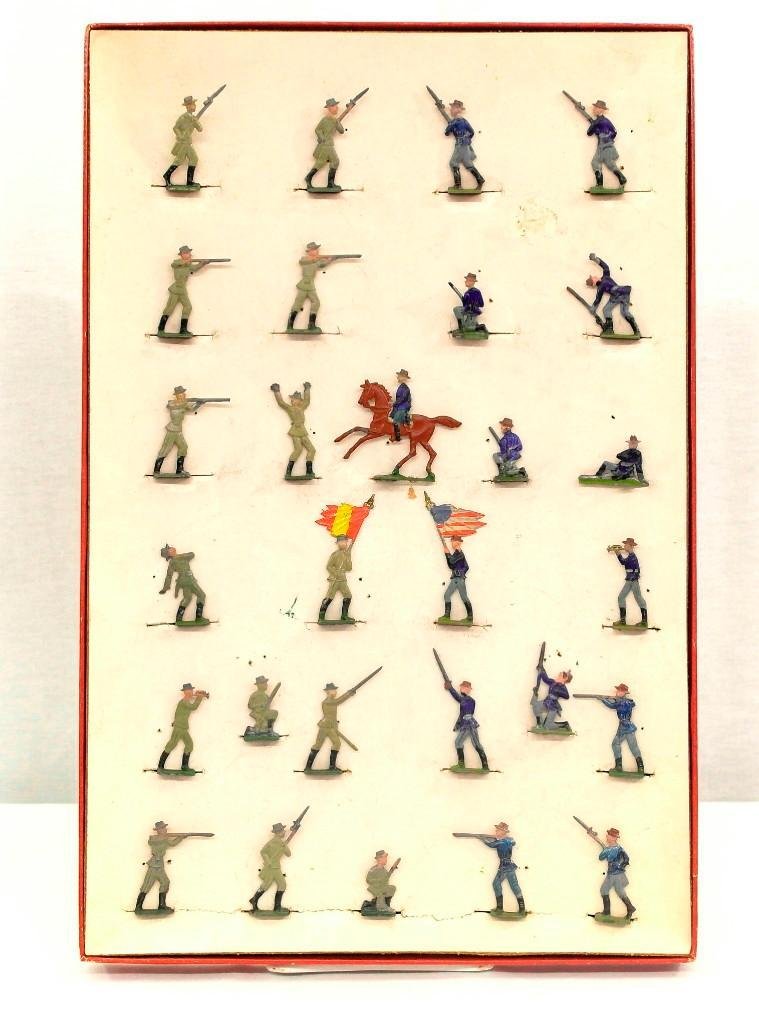 Boxed Set of 28 Spanish-American War Lead Soldiers (1 of 3)