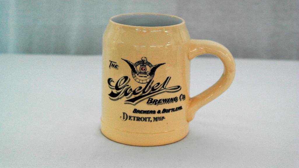 Goebel Brewing Co. Pre-Prohibition Stoneware Mug (1 of 5)