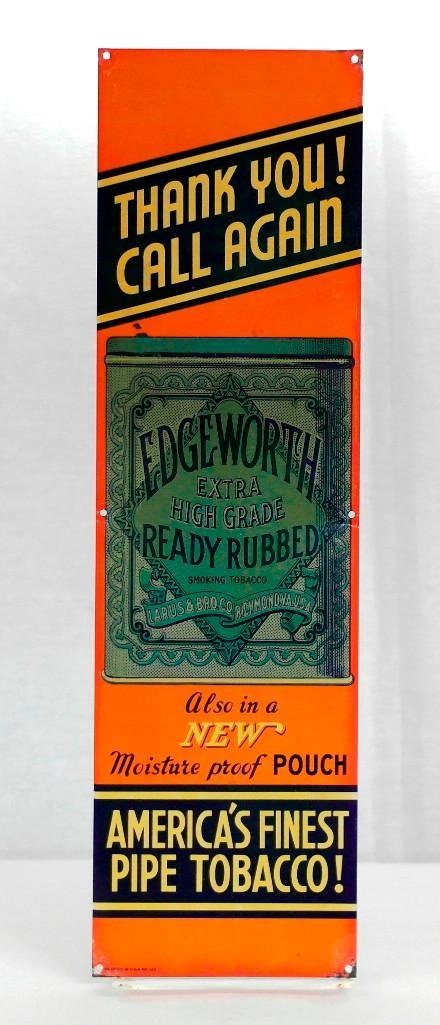 Edgeworth Tobacco Tin Door Push (1 of 4)