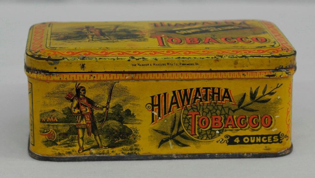 Hiawatha Tobacco 4 Ounces Tin - Vintage (1 of 6)