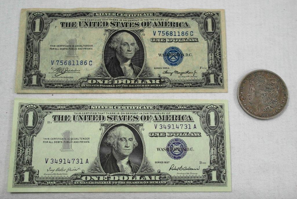 United States Silver Dollar and Silver Certificates (1 of 7)