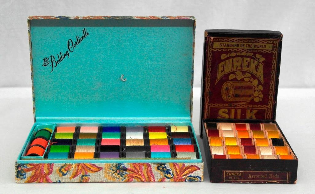 2 Boxes of Vintage Unused Spools Of Thread (1 of 6)