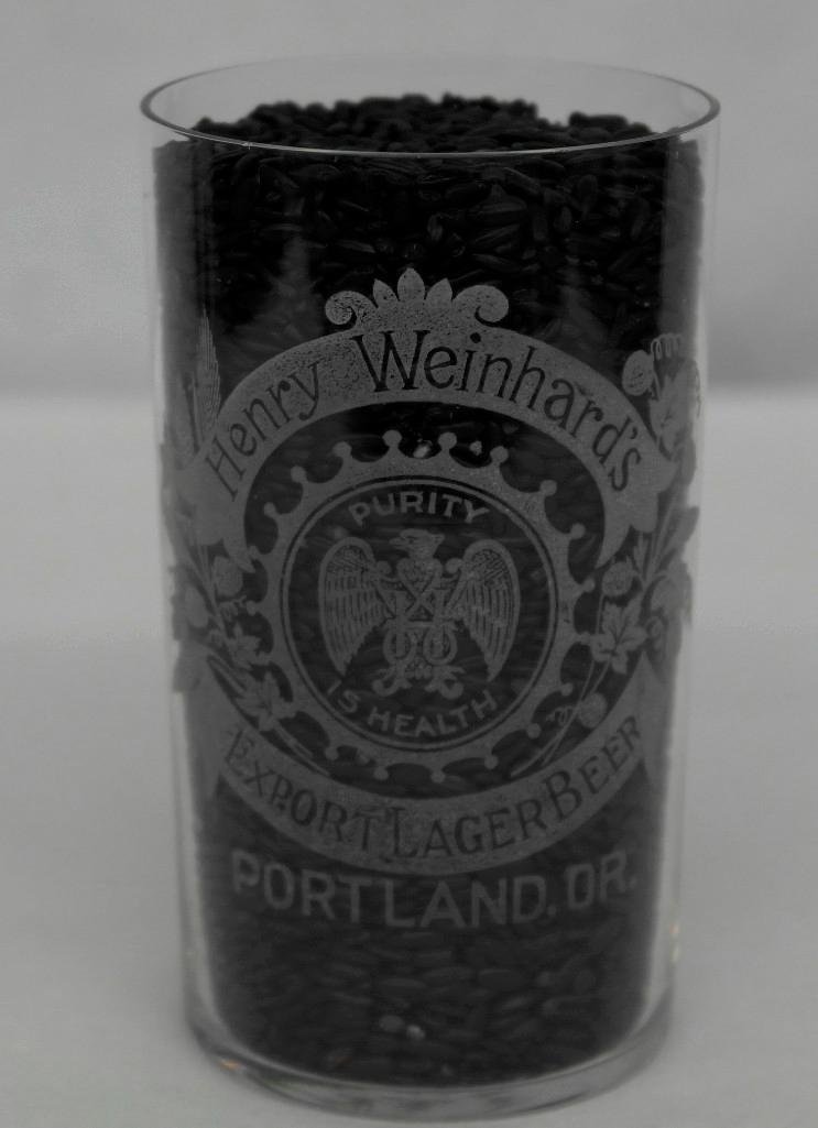 Pre Prohibition Henry Weinhard Etched Beer Glass (1 of 4)