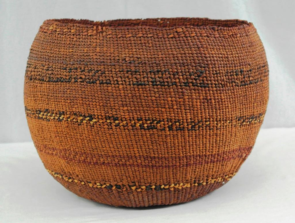 Pomo Storage Basket From Late 19th Century (1 of 6)