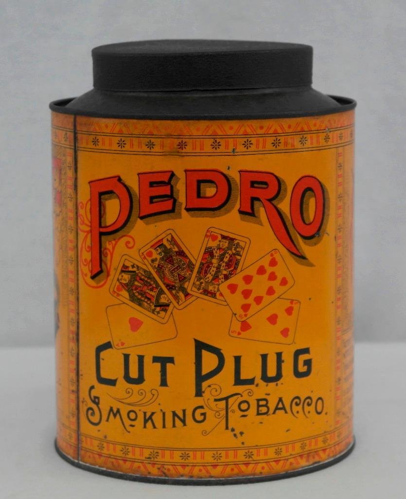 Vintage Pedro Tobacco Round Tin - Very Scarce (1 of 6)