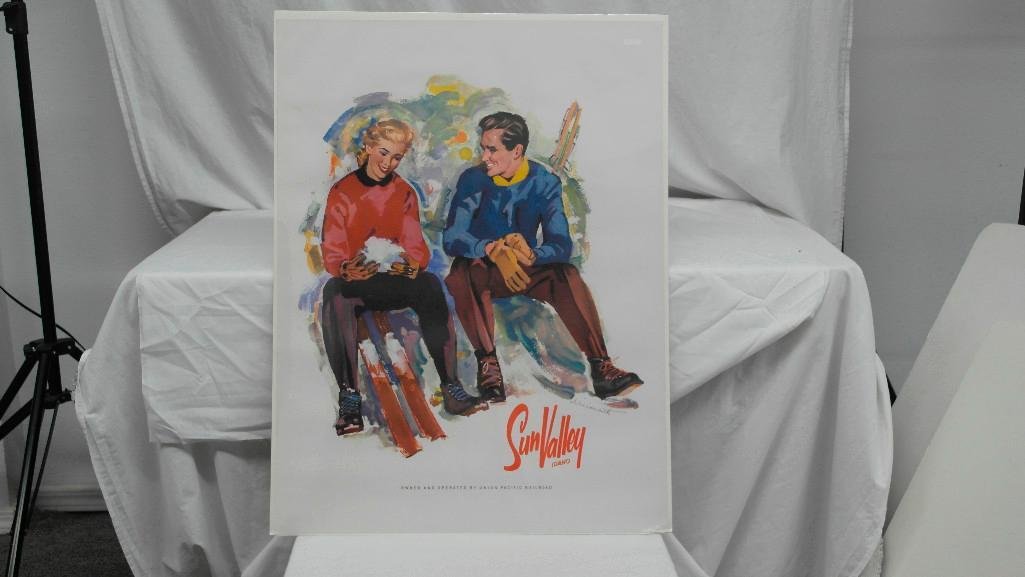 Sun Valley, Idaho Travel Poster by Willenarth (1 of 3)