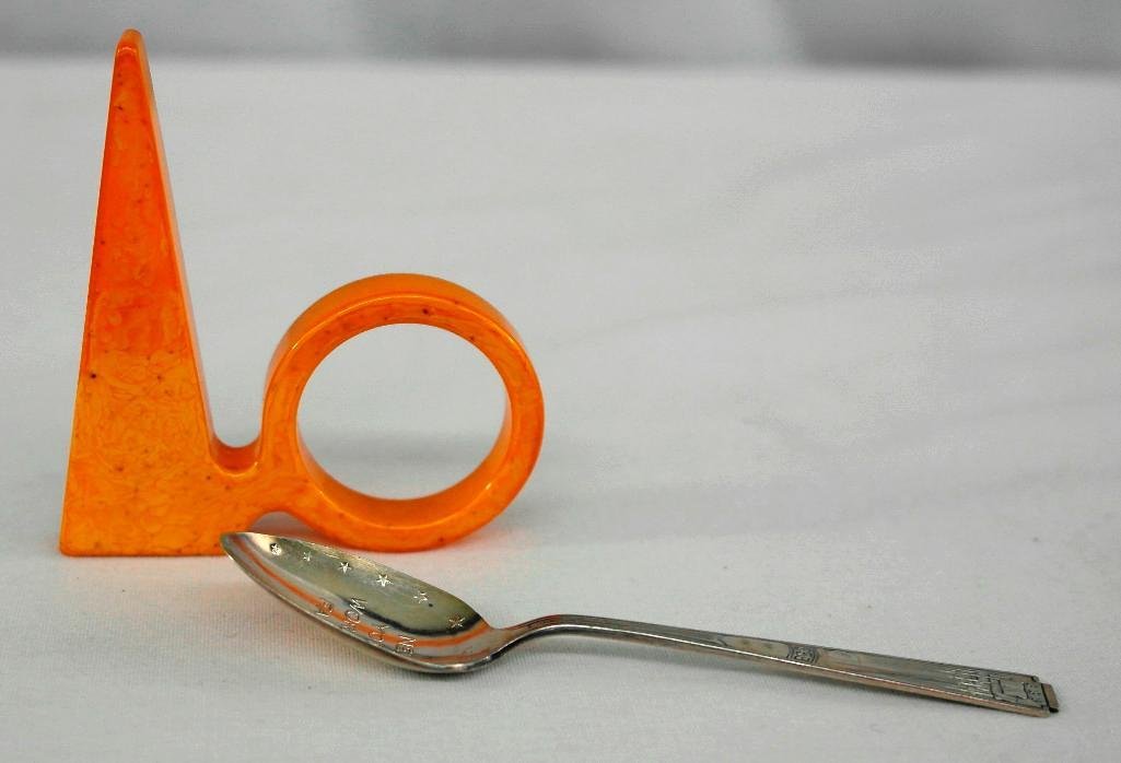 Napkin Ring and Silverplate Spoon - '39 NY World's Fair (1 of 8)