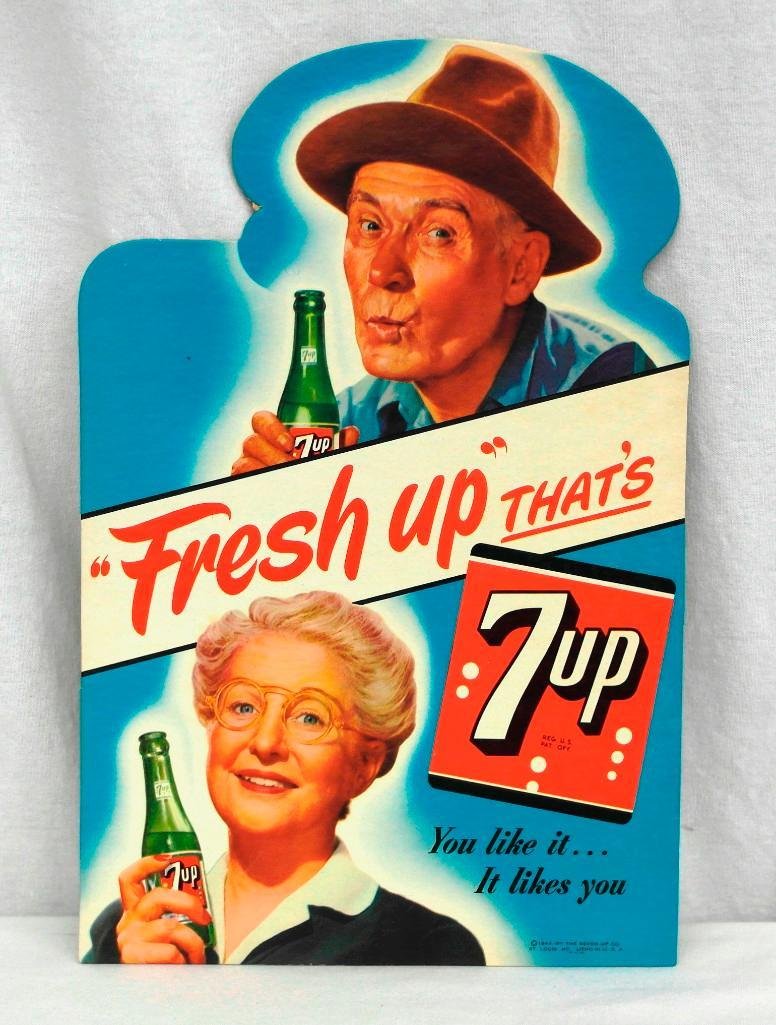 7-Up Easel Back Sign (1 of 5)