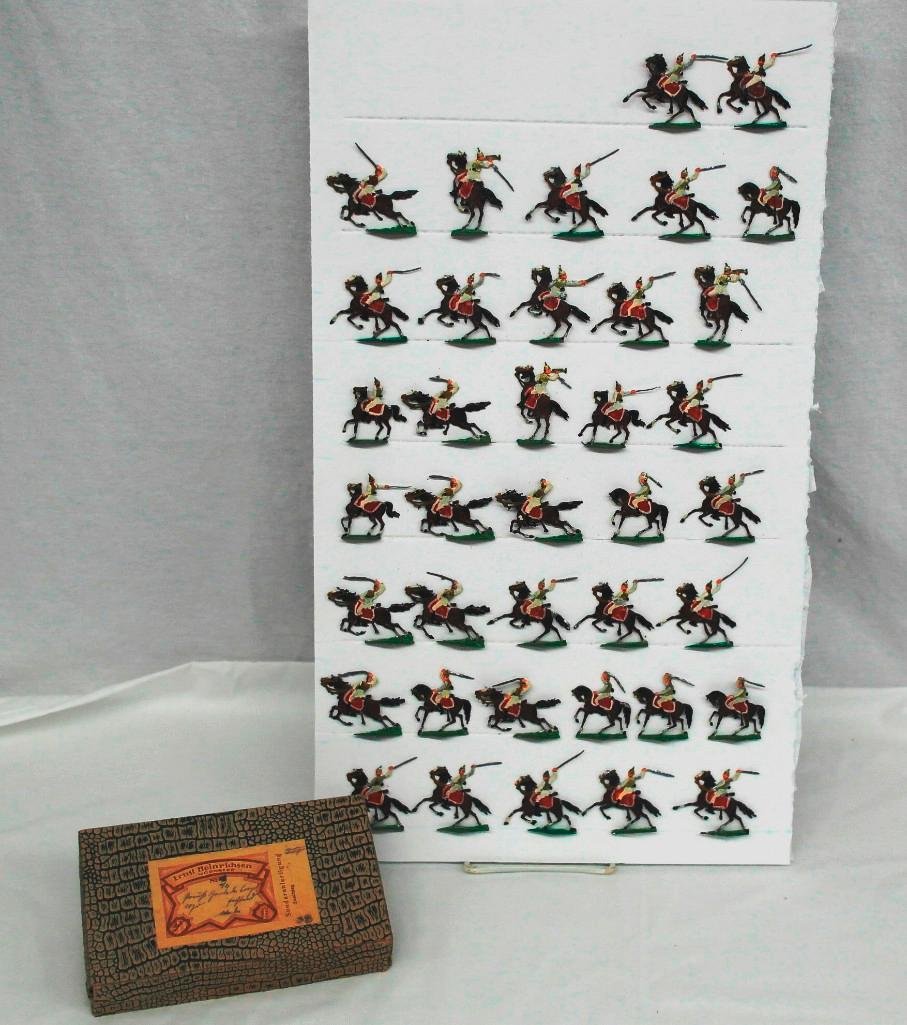 Set of 38 Zinnsoldaten Mounted Figures (1 of 6)