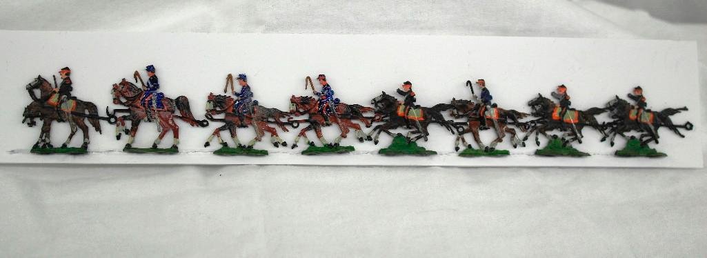 Set Of 8 Heinrischen Two Horse Artillery Teams (1 of 4)