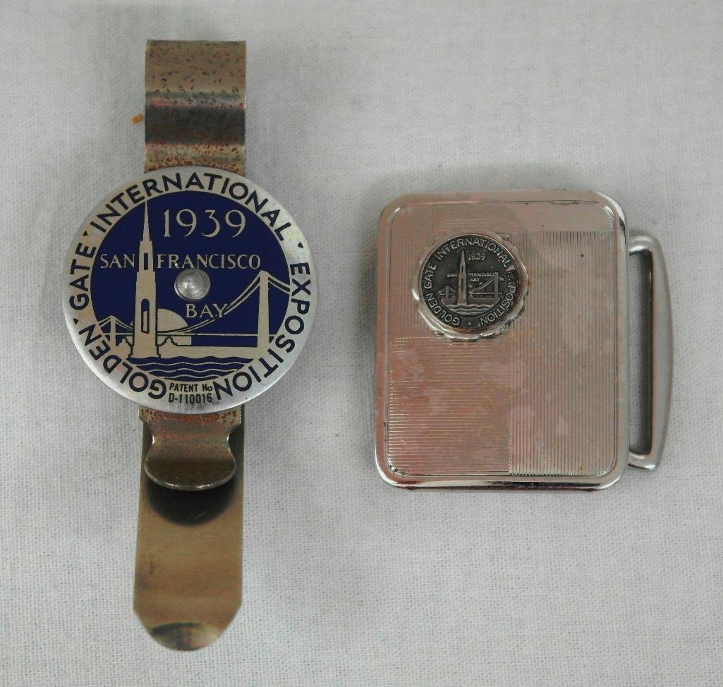 2 1939 Golden Gate Expo Souvenir Items (1 of 6)
