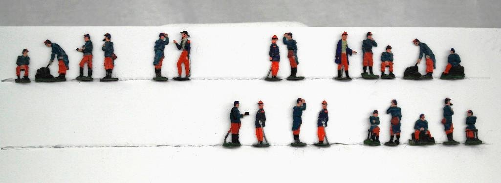 Set of 22 Heinrischen French Infantry Soldiers (1 of 5)