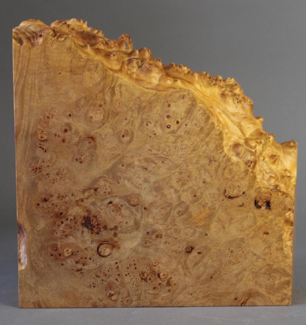 Michael Elkan, 1942-2014, Hinged Box: with compartmented interior, hidden hinges, branded signature, 11" x 11", fine condition.