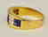 18K Sapphire and Diamond Ring - 2