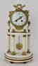 French White Marble Clock