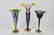 Three Lundberg Studios Art Glass Vases