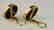 Pair Micro-Mosaic Inlay Earrings - 2