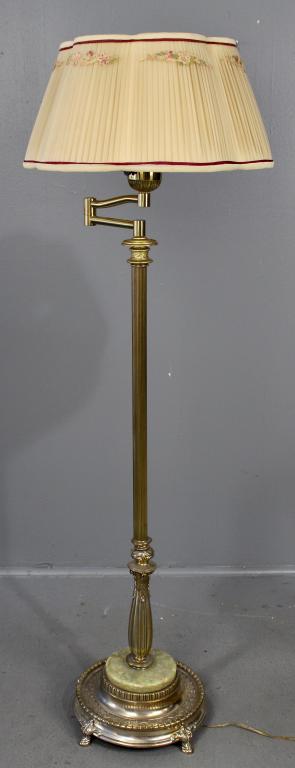Brass Iron Floor Lamp Adjustable Arms And Heads Sep 18 2019