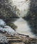 E. B. Stowe, Oil on Panel, River Landscape