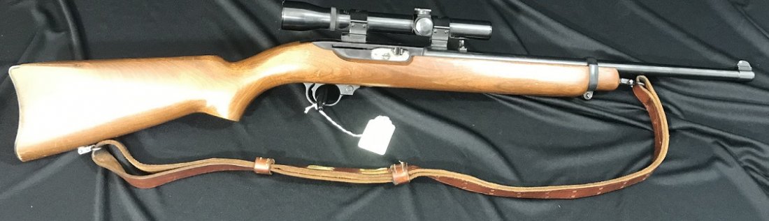Ruger .44 Magnum Carbine Rifle w/scope: Ruger .44 Magnum Carbine Rifle w/scope. Serial number 85738 37" overall. Excellent condition. $65 will be added to all firearms sold online for transfer and shipping. All firearms will be shipped from