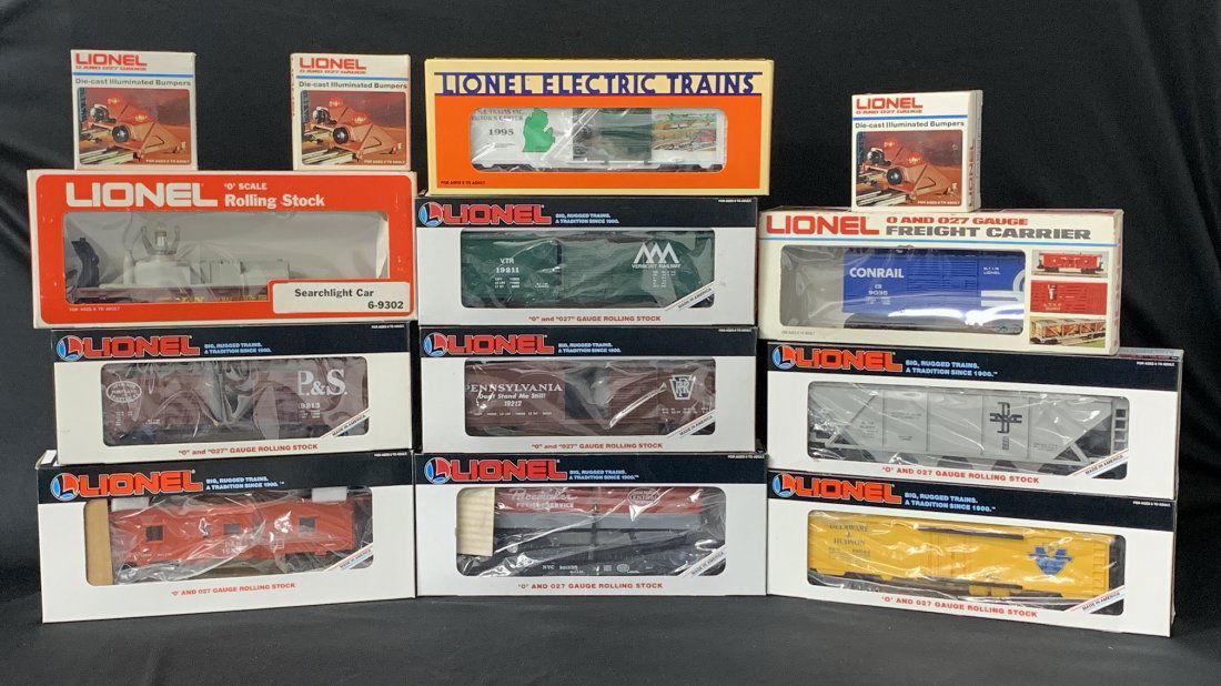 13  Lionel Train Boxcar, Caboose, Metal Bumpers O Gauge (1 of 20)