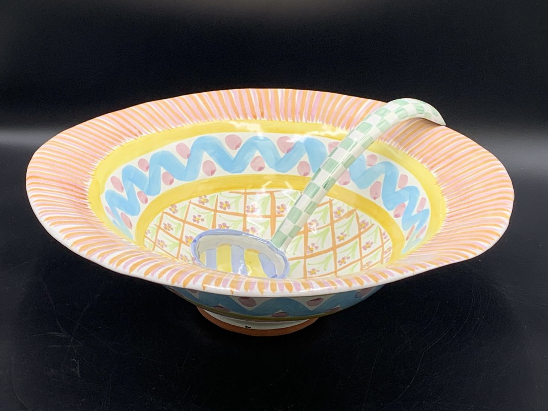 Summer Frock Punch Bowl  by Mackenzie-Childs. (1 of 13)