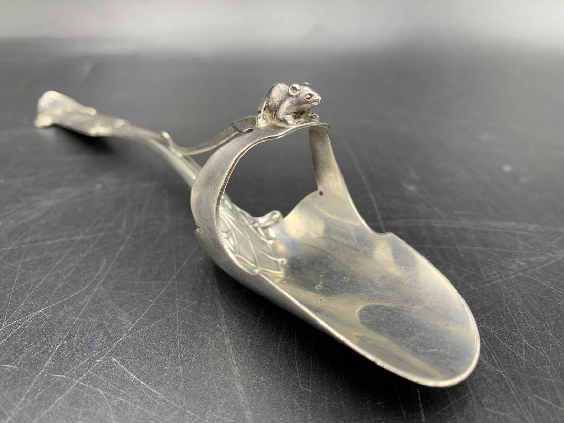 Gorham Sterling Byzantine Figural mouse Cheese Scoop (1 of 7)