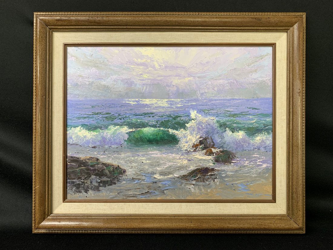 Oil on Canvas "Sparkling Sea" by Marlene E. Putnam (1 of 8)