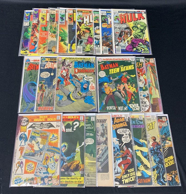 24 Early Hulk & Batman Comic Books. 12-35 Cents. (1 of 8)