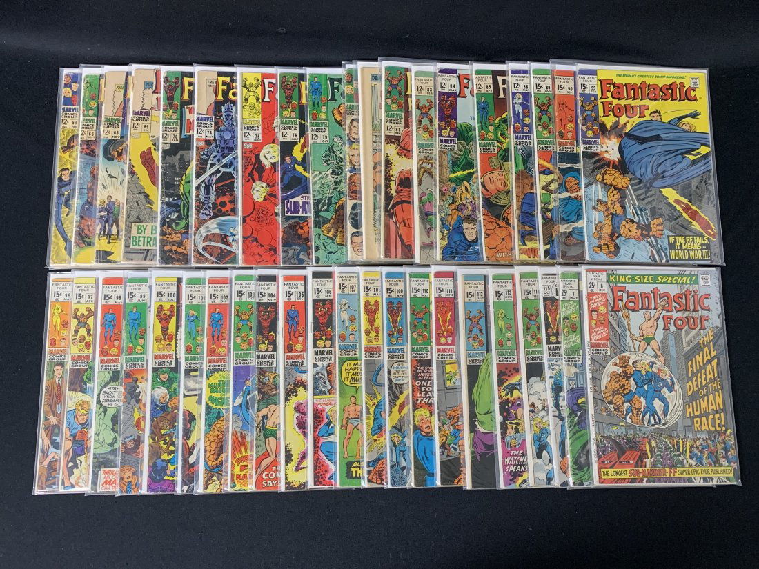 Lot of 42 Early Fantastic Four Comic Books 12-25 Cents (1 of 6)