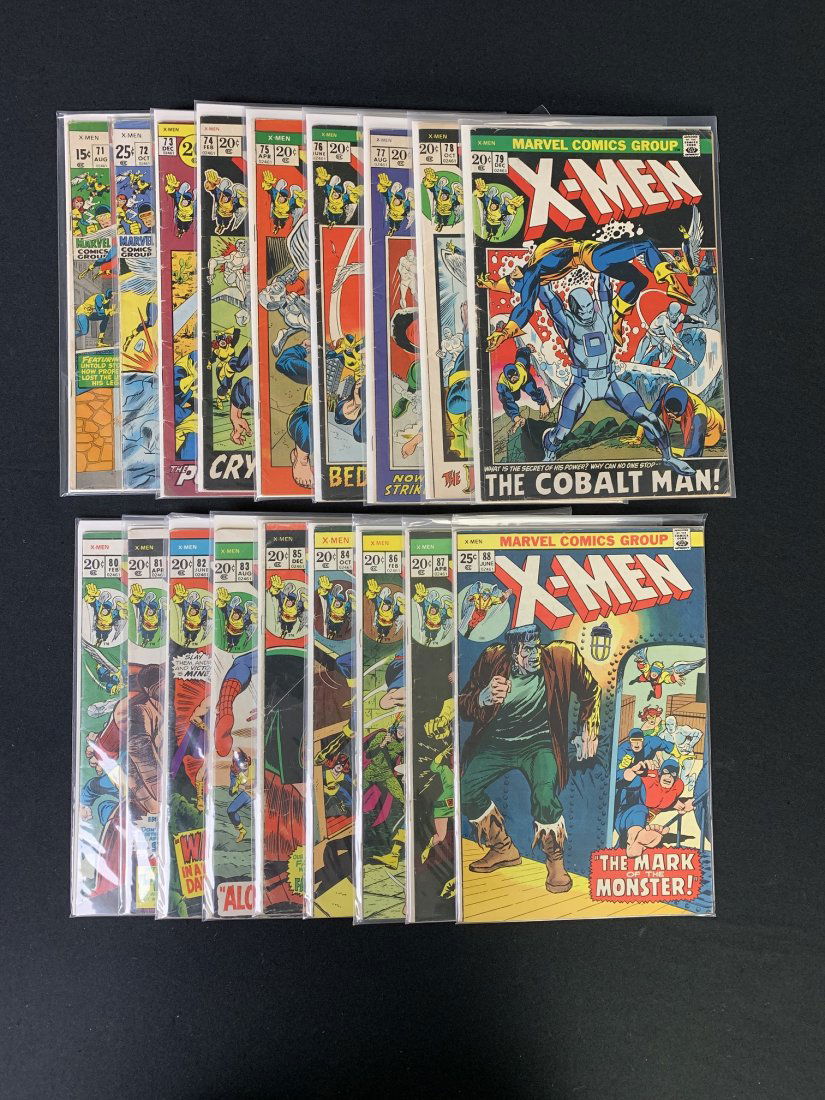 Lot of 18 Vintage X-Men Comic Books 15- 25 Cent (1 of 5)