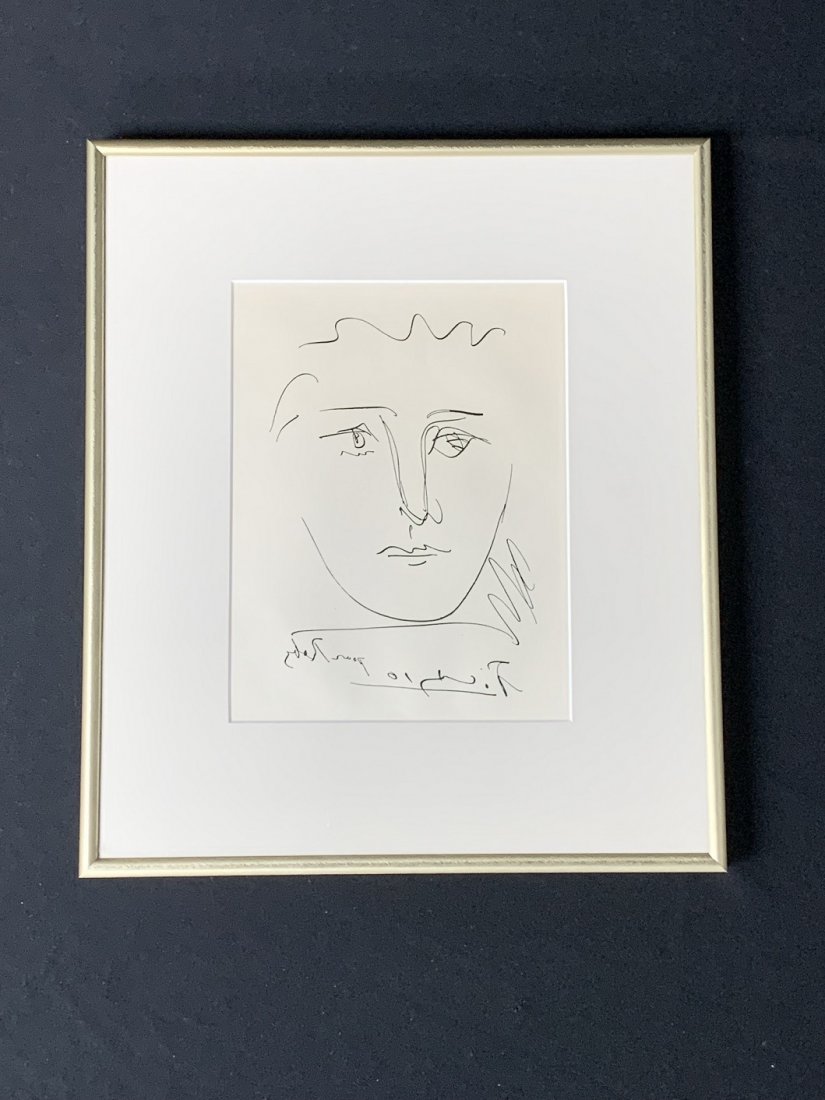 Original Etching "Pour Robie" by Pablo Picasso (1 of 6)