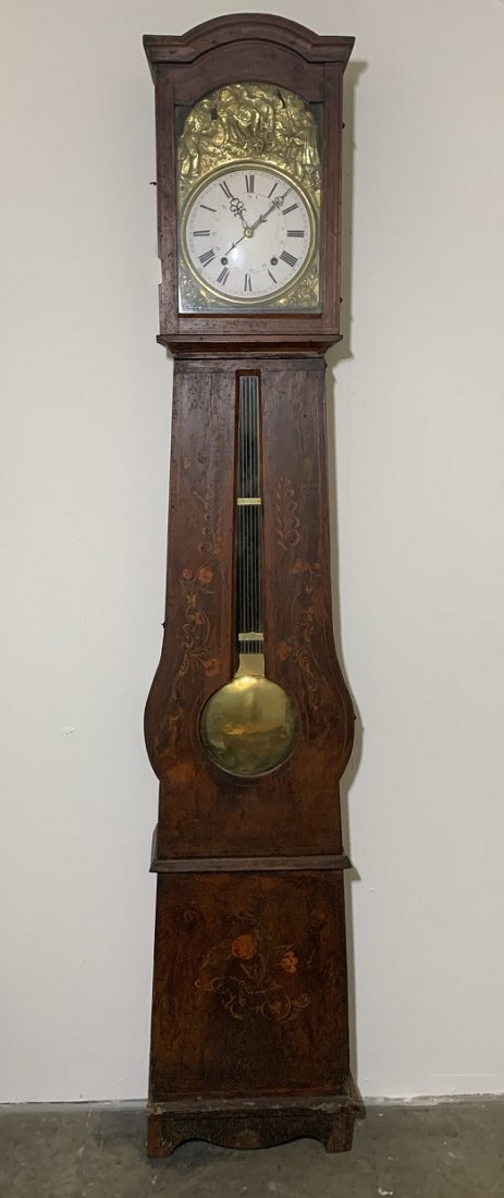 19th Century French Comtoise Grandfather Clock (1 of 12)