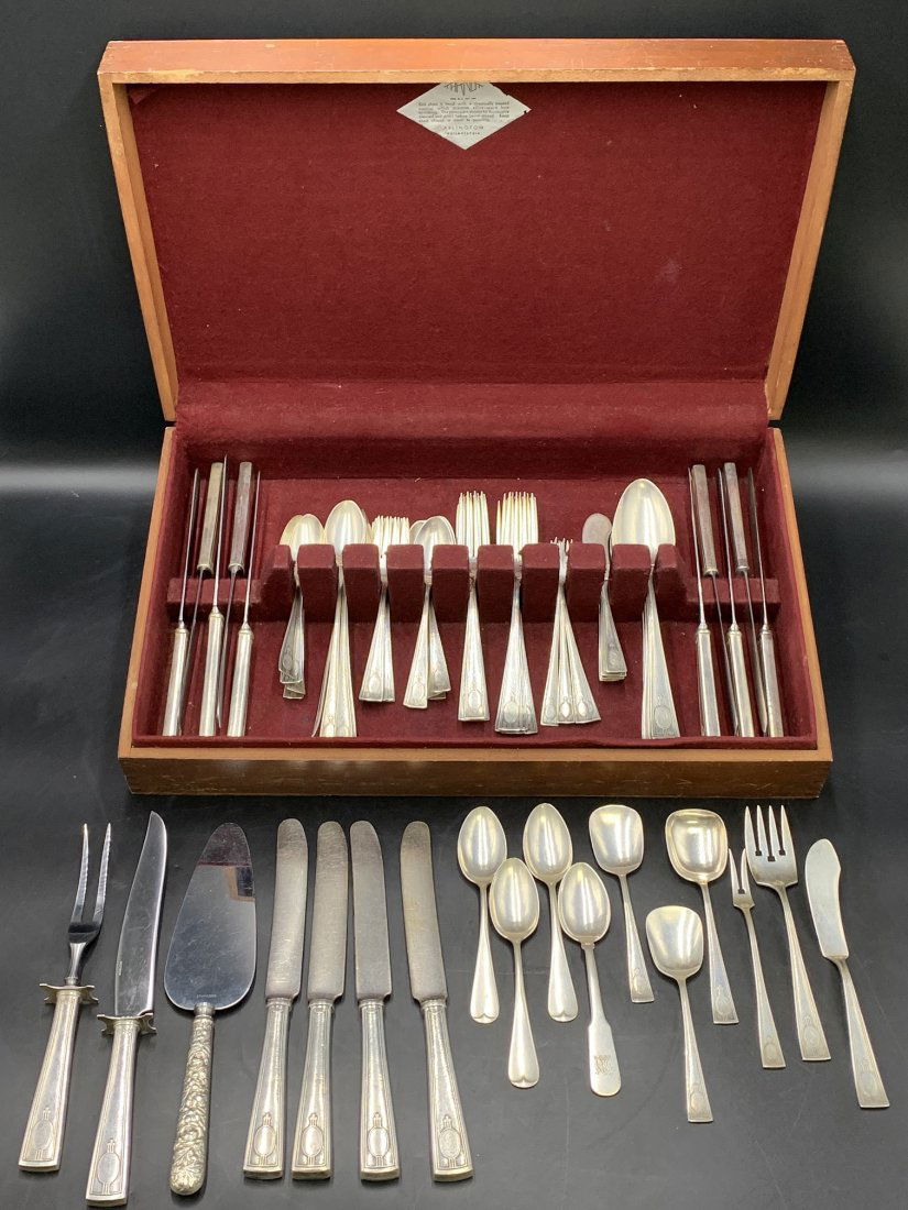 Wallace Carthage 76.5 Troy oz. Sterling Flatware. (1 of 16)