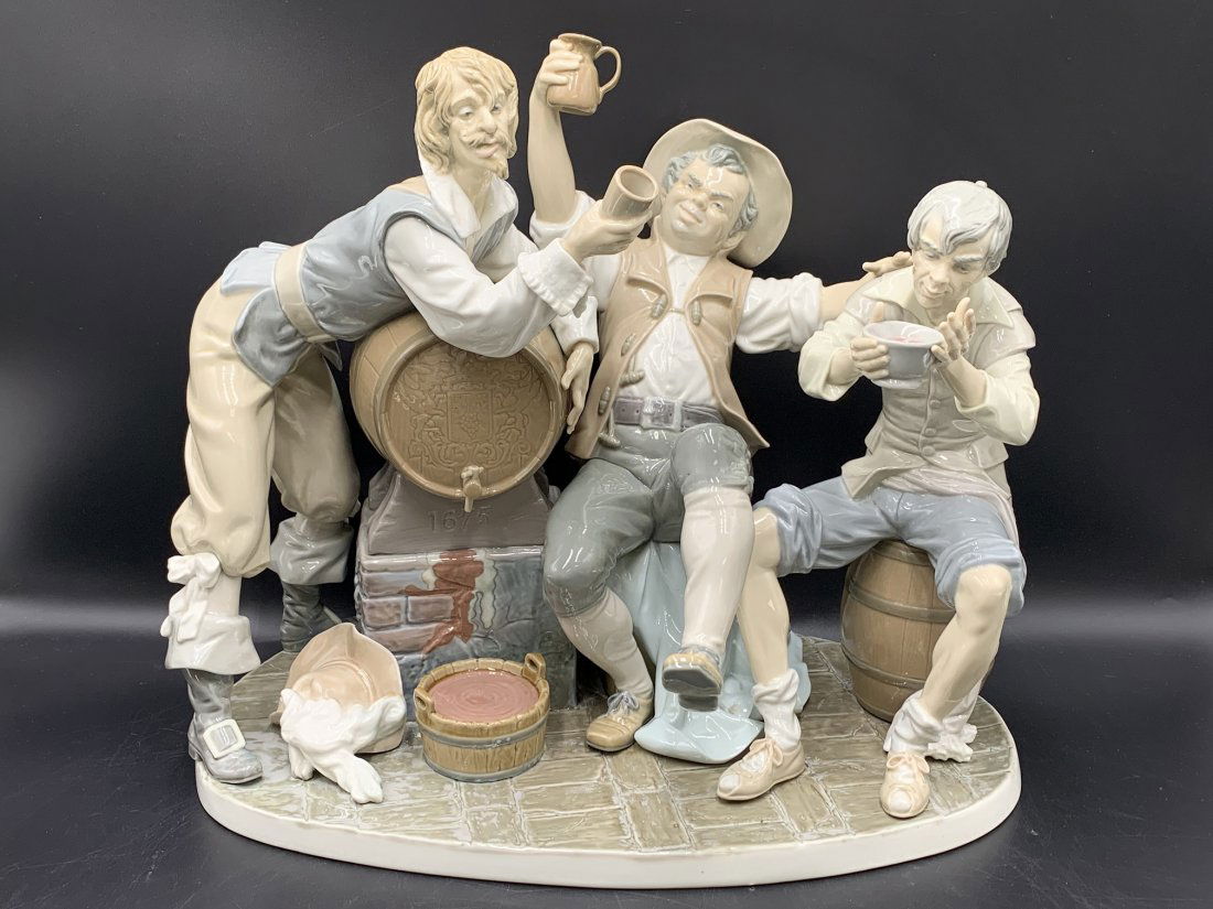 Lladro Porcelain Sculpture "Tavern Drinkers" (1 of 15)