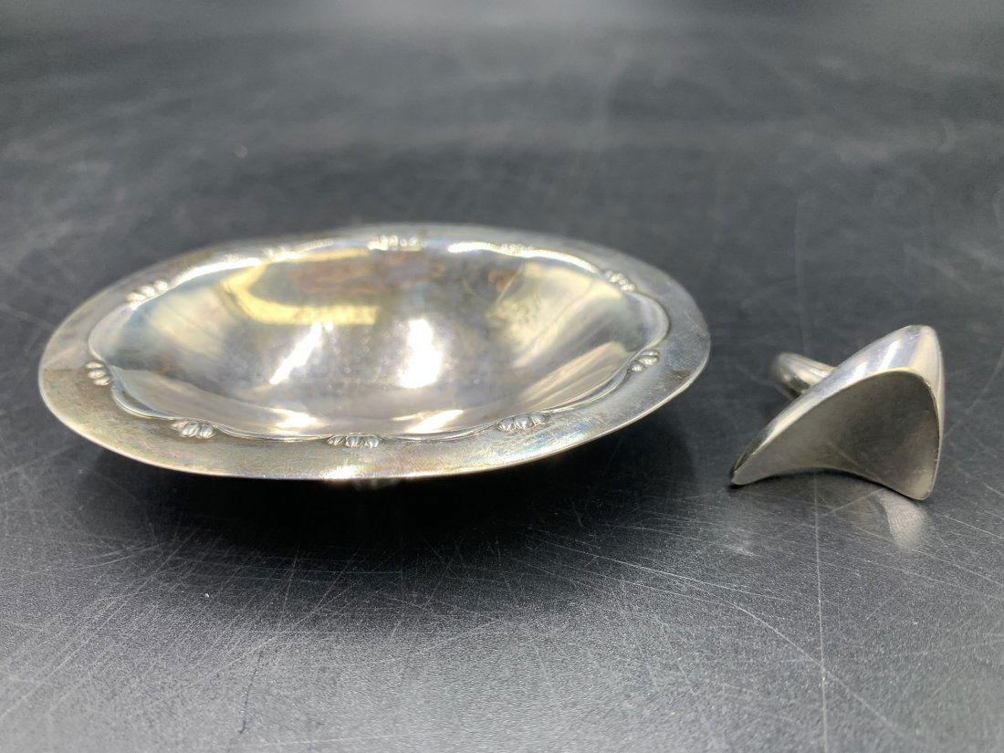 Georg Jensen  Sterling Silver Ring & Ring Dish (1 of 10)