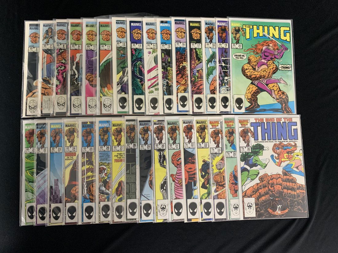 Marvel The Thing Comics #6 - #36 60, 65 & 75 Cents (1 of 6)
