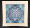 Silkscreen "Del-Klint" by Victor Vasarely