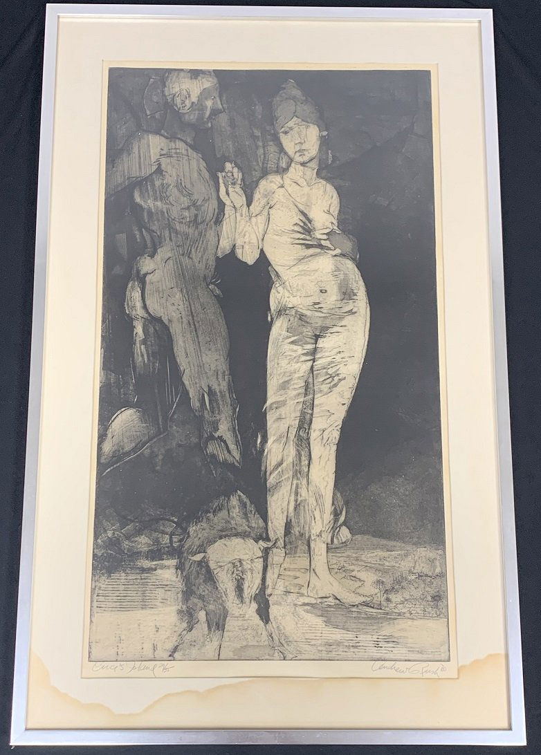 "Circe's Island" Etching  by Andrew Rush (1 of 10)