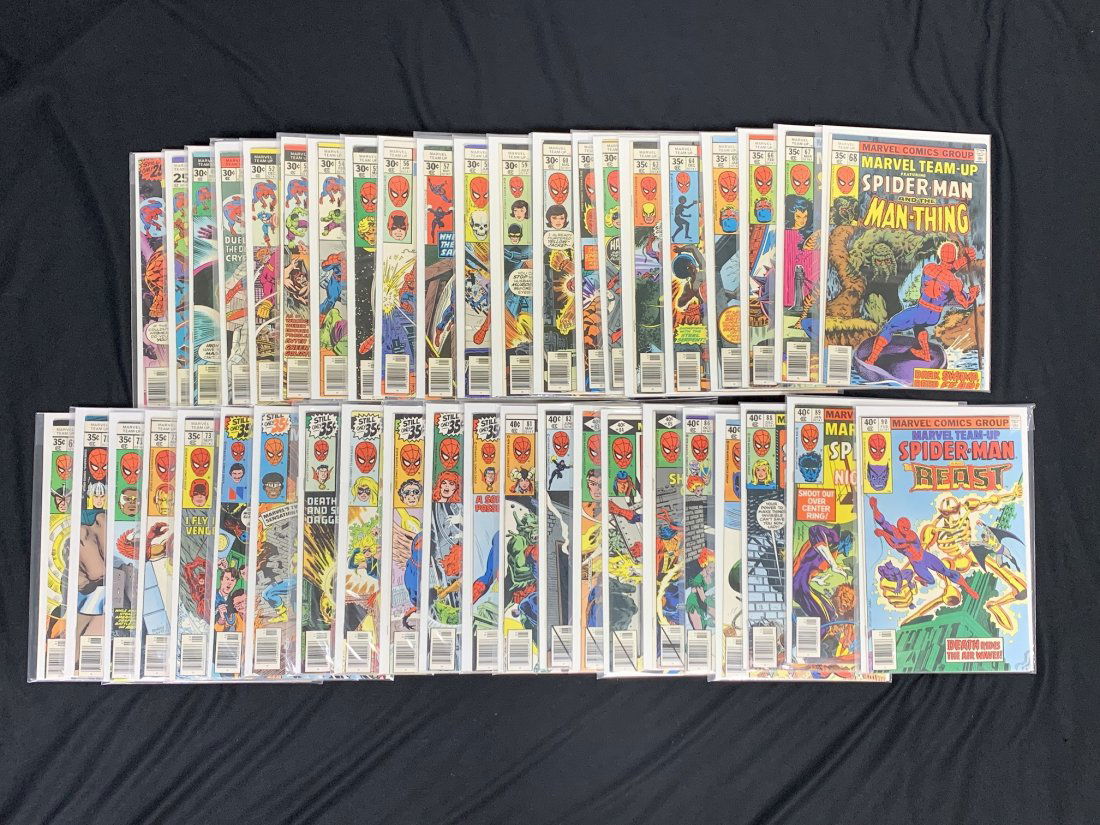 44 Marvel Spider-Man Comic 25,30,35,& 40 Cents #47- #90 (1 of 7)