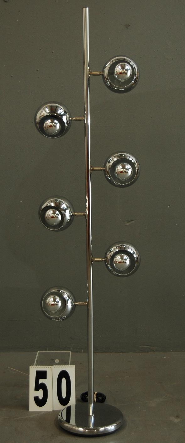 MIRROR CHROME FLOOR LAMP