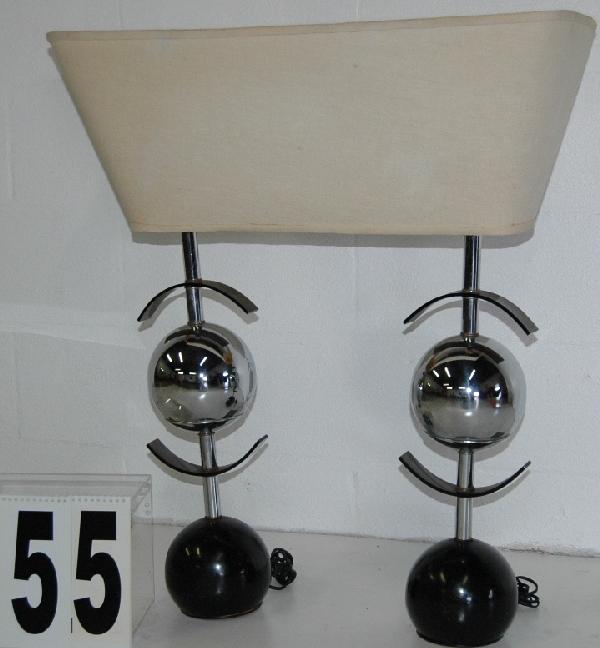 "SIAMESE TWIN" TABLE LAMPS