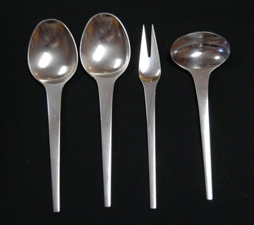 GEORG JENSEN STERLING FLATWARE - 2
