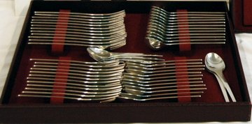 GEORG JENSEN STERLING FLATWARE - 3