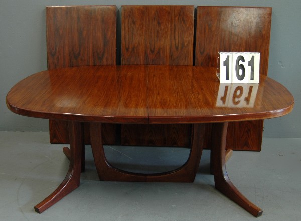 DANISH ROSEWOOD DINING TABLE