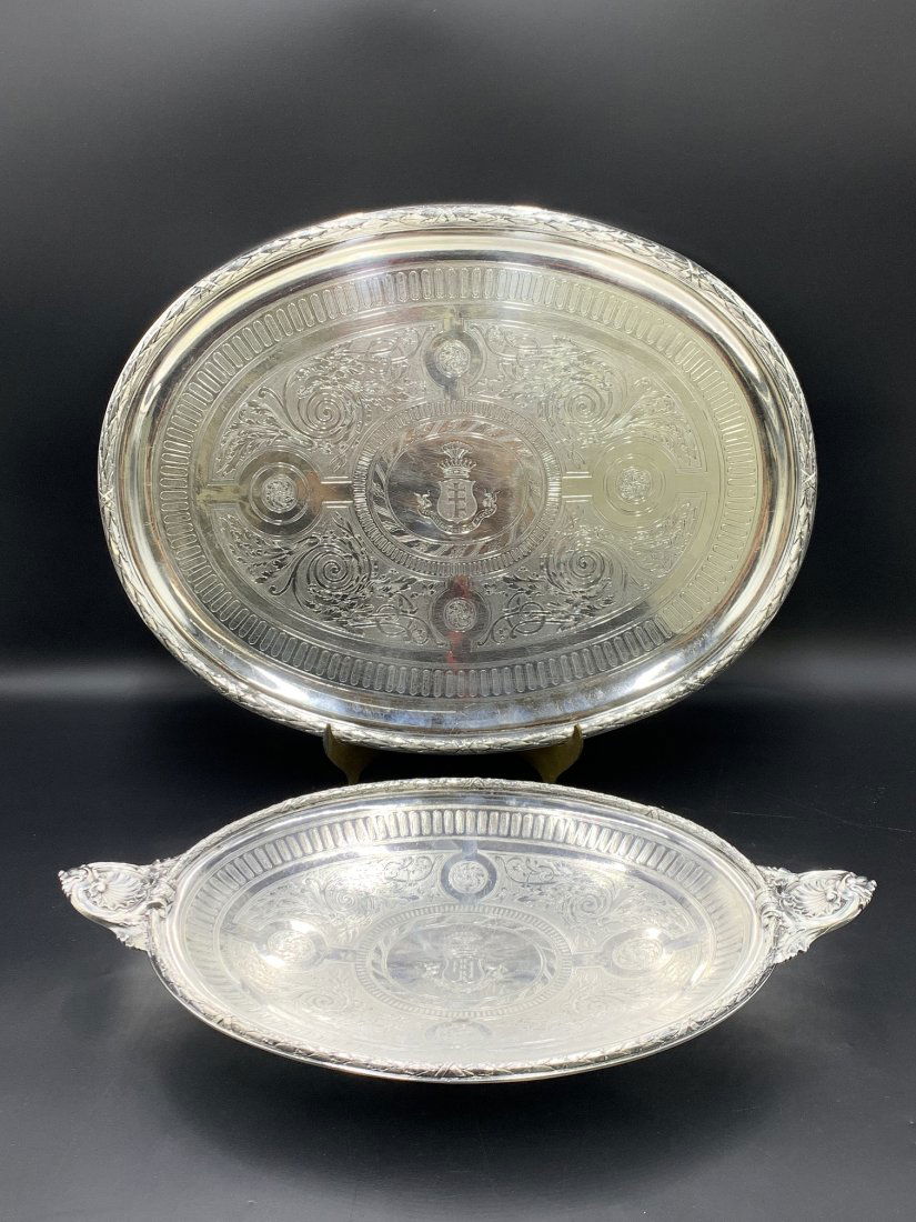 Fine Odiot Paris Sterling Centerpiece Bowl & Tray 94 Tr Oz (1 of 18)