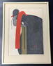 Mid Century Woodblock "Bunraku" by Kiyoshi Saito 8/100